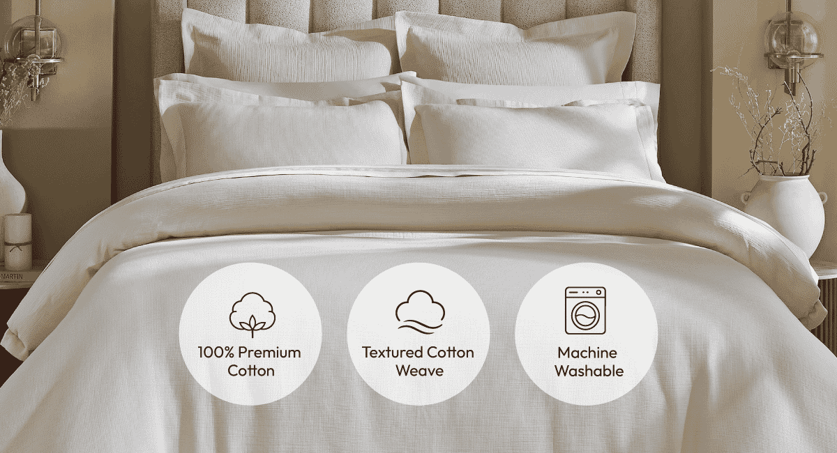 Vienna Texture Cotton Duvet Cover
