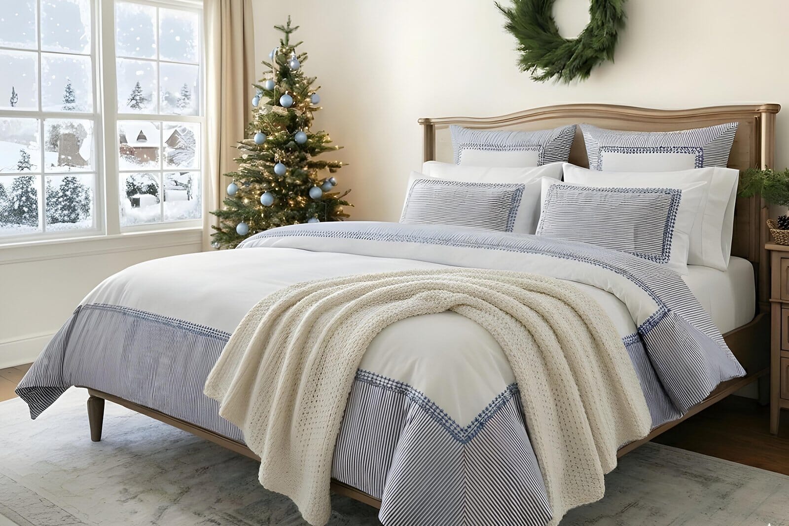 Christmas Bedding decor ideas that never go out of style - Orchids Lux Home