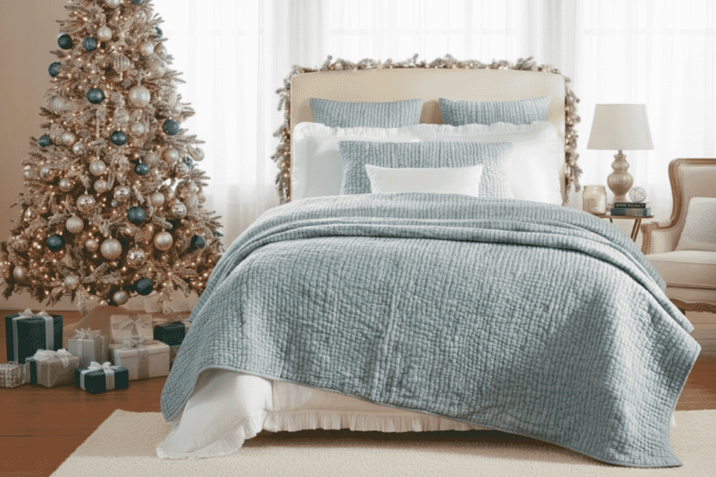 Christmas Bedding decor ideas that never go out of style - Orchids Lux Home Christmas Bedding decor ideas that never go out of style - Orchids Lux Home