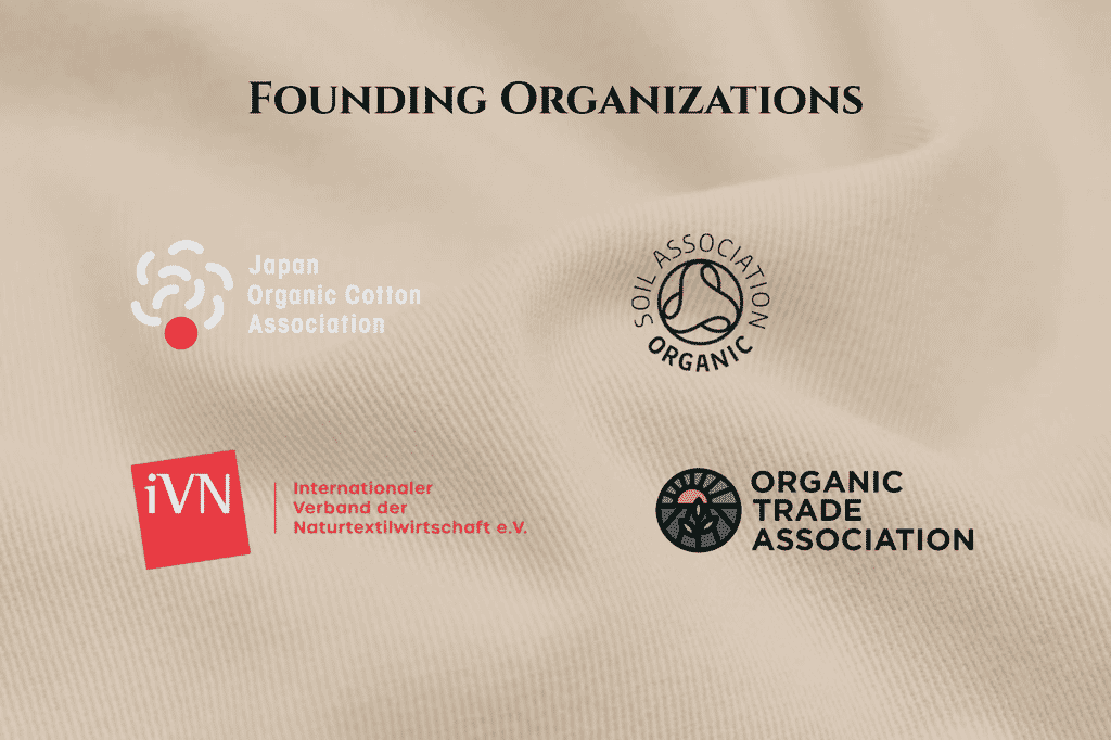 What Is GOTS Certification for Textiles and Why Should You Care? - Orchids Lux Home Founding organizations of GOTS certification shown in a logo collage (OTA, IVN, Soil Association, JOCA).