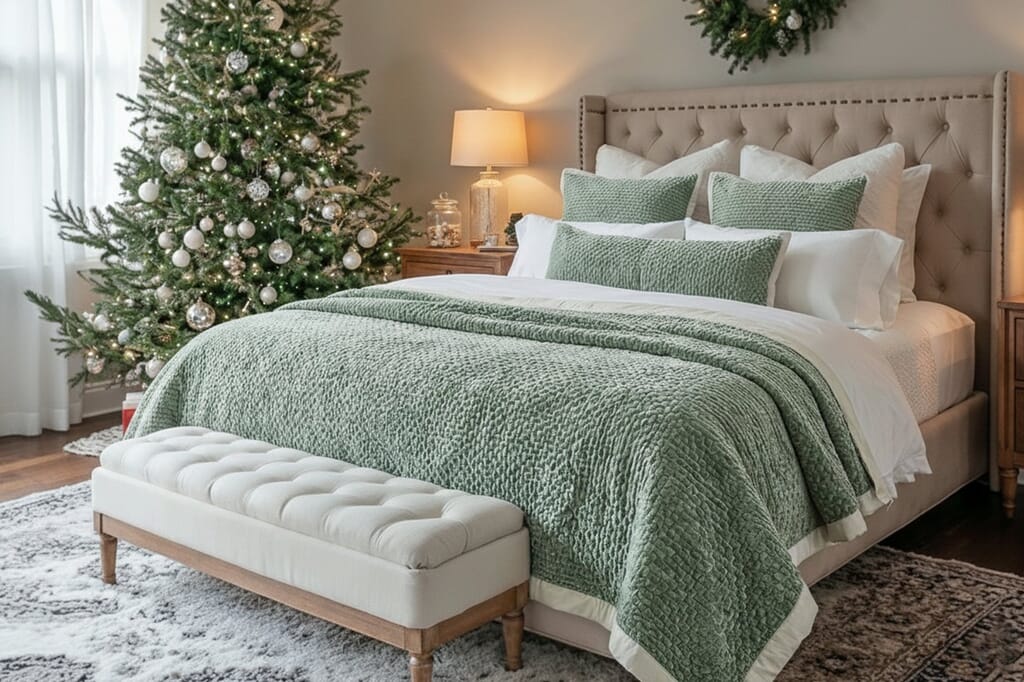 Christmas Bedding decor ideas that never go out of style - Orchids Lux Home Christmas Bedding decor ideas that never go out of style - Orchids Lux Home