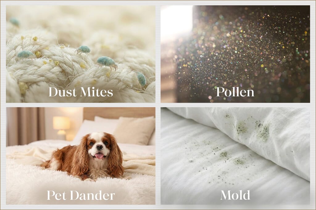 How to Set up Hypoallergenic Bedding for Your Allergies? - Orchids Lux Home How to Set up Hypoallergenic Bedding for Your Allergies? - Orchids Lux Home