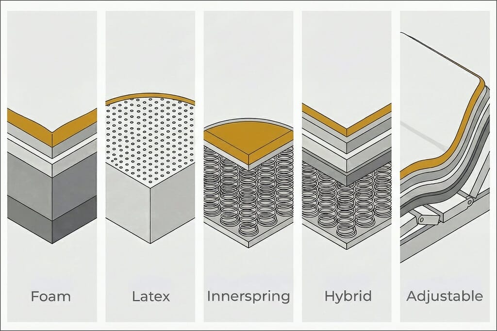 The Modern Mattress Playbook: Sizes, Types, and Support - Orchids Lux Home The Modern Mattress Playbook: Sizes, Types, and Support - Orchids Lux Home