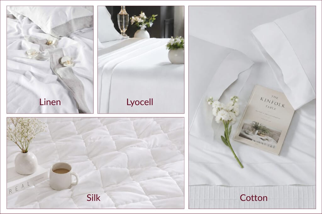 The Ultimate Bedding Blueprint: Decoding Materials, Weaves, and Certifications for Every Sleep Surface - Orchids Lux Home The Ultimate Bedding Blueprint: Decoding Materials, Weaves, and Certifications for Every Sleep Surface - Orchids Lux Home