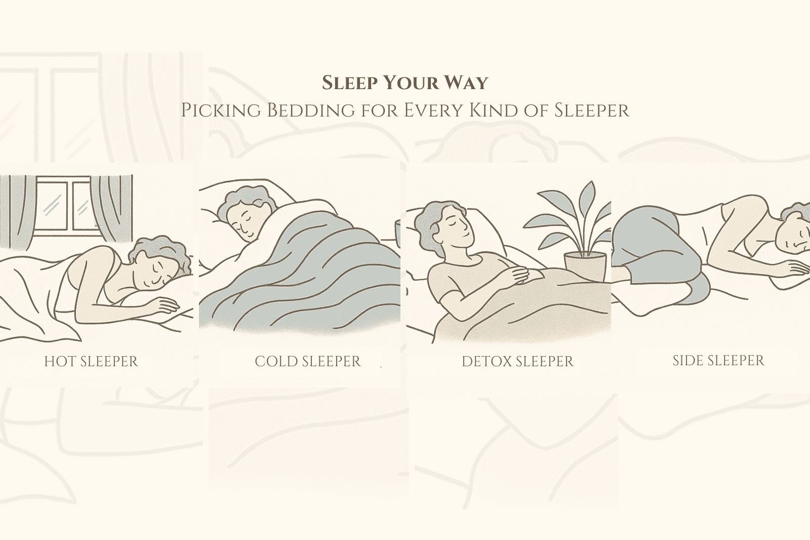 Picking Bedding For Every Kind Of Sleeper