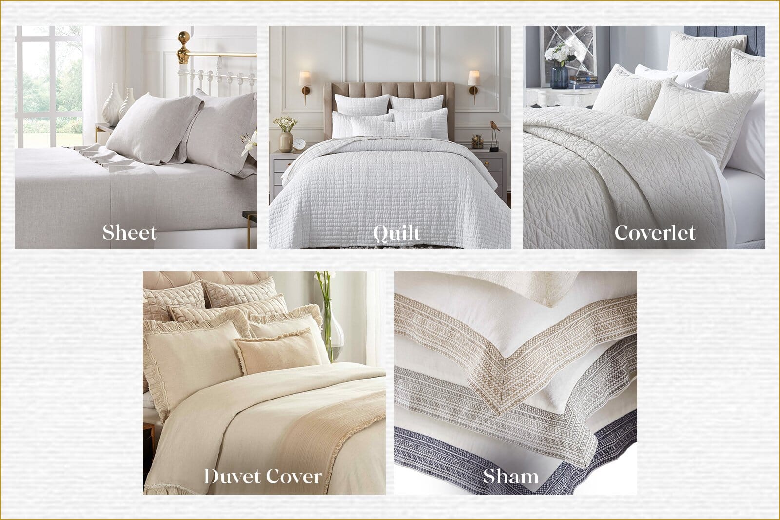 Assorted Bedding Essentials Crafted From High-Quality European Linen For Everyday Comfort. Each Piece Offers A Relaxed Yet Luxurious Look With Superior Airflow And Softness.