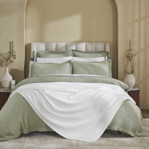 Ultima Organic Cotton Blanket Swatch - Orchids Lux Home