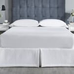 Hamilton Matelasse Diamond Bed Skirt Hamilton Matelasse Diamond Bed Skirt