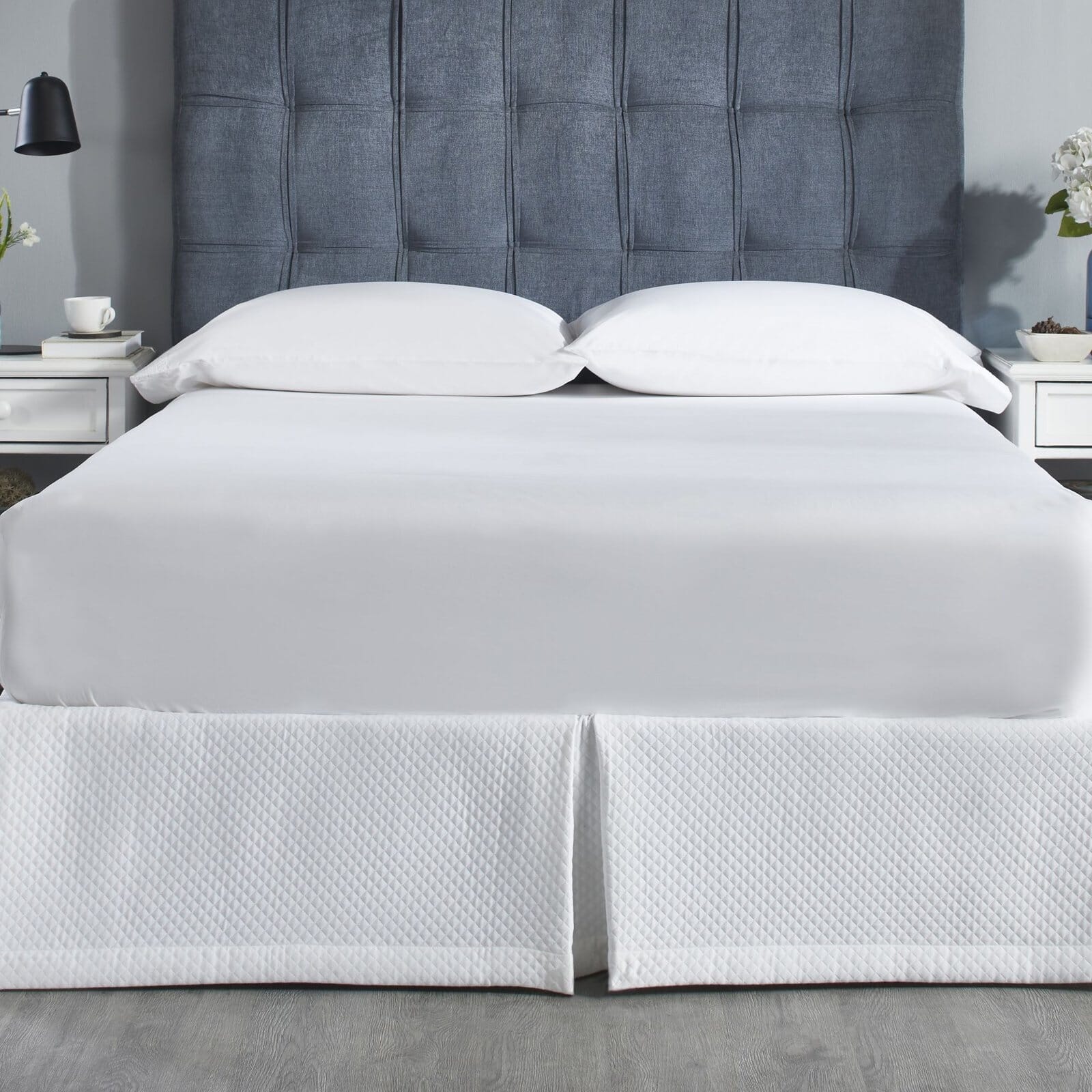 Hamilton Matelasse Diamond Bed Skirt