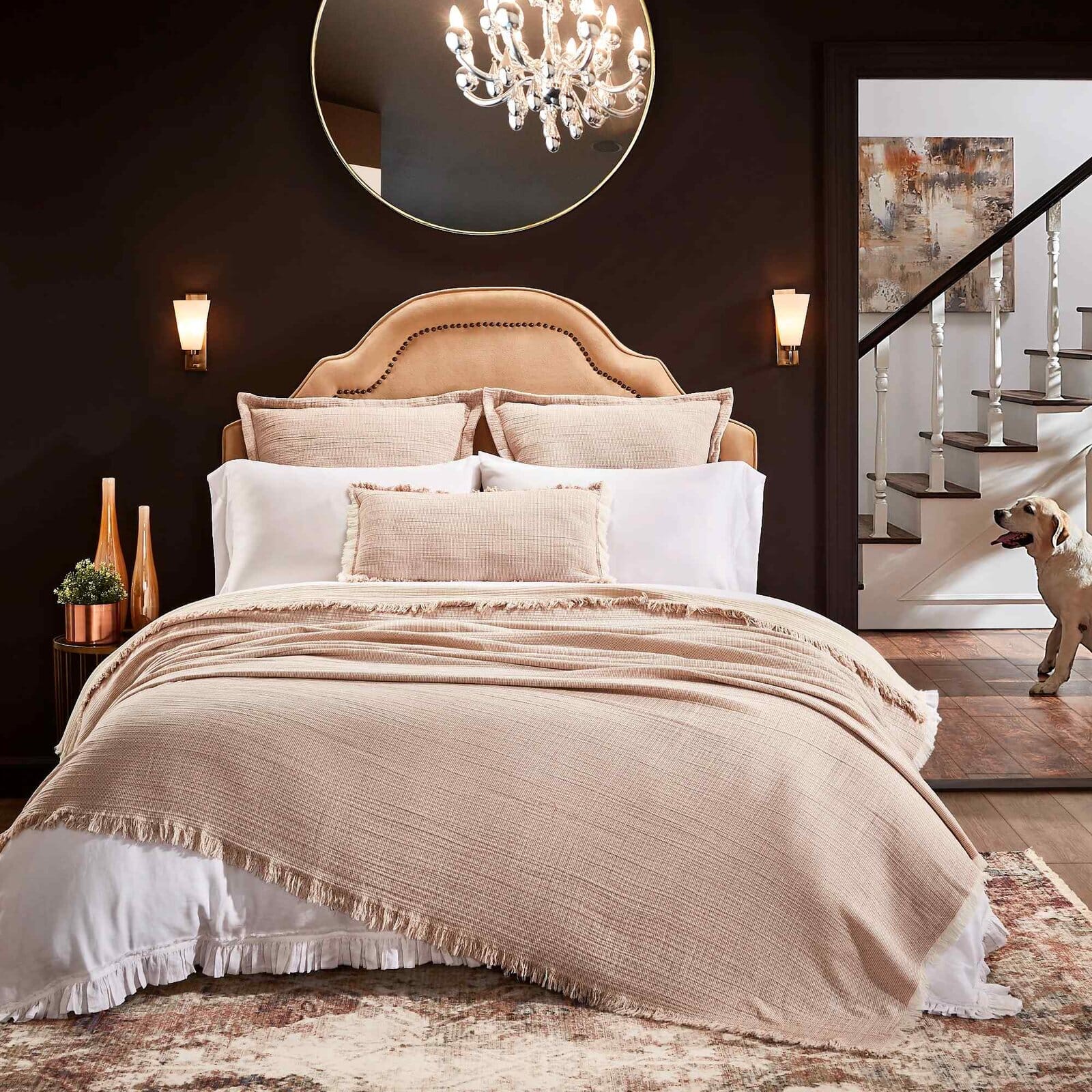 Monroe Cotton Fringe Blanket