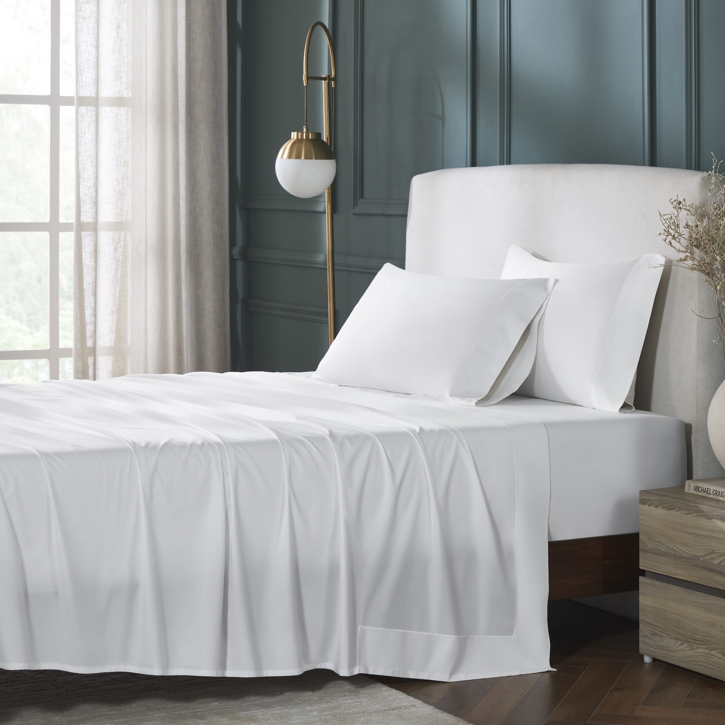 Montelle Giza Cotton 400TC Fitted Sheet