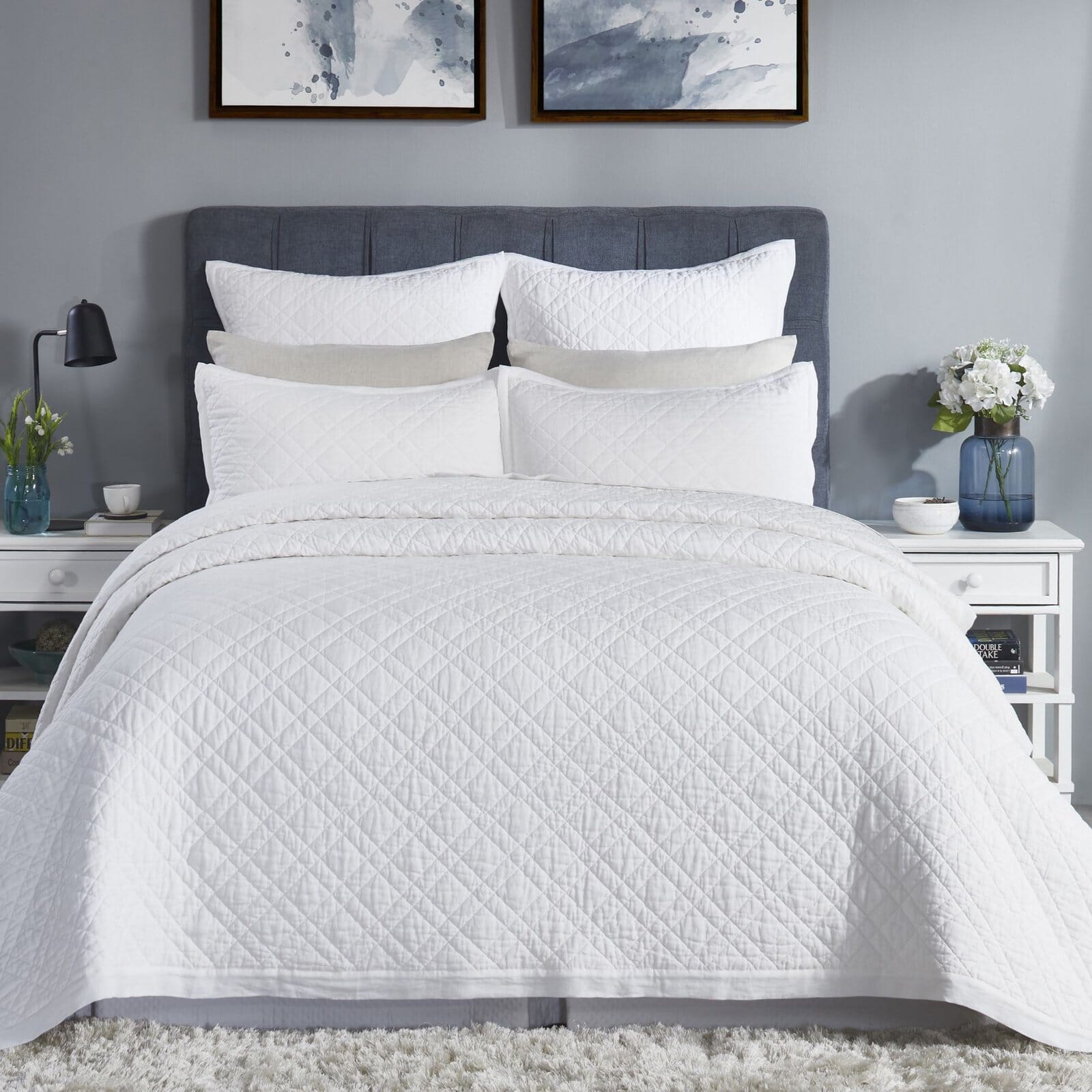 Chloe European Linen Coverlet
