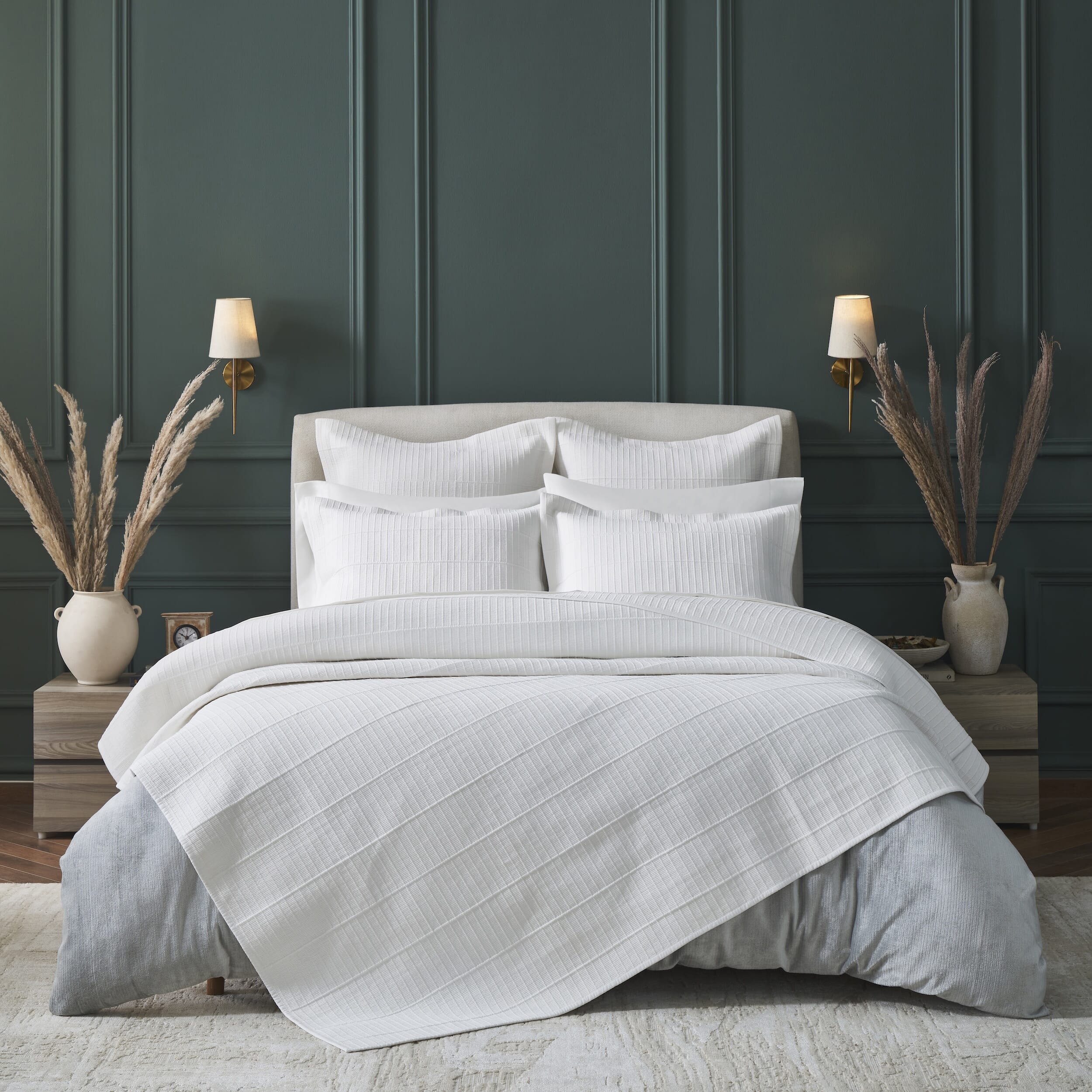 Portico Cotton Quilted Coverlet