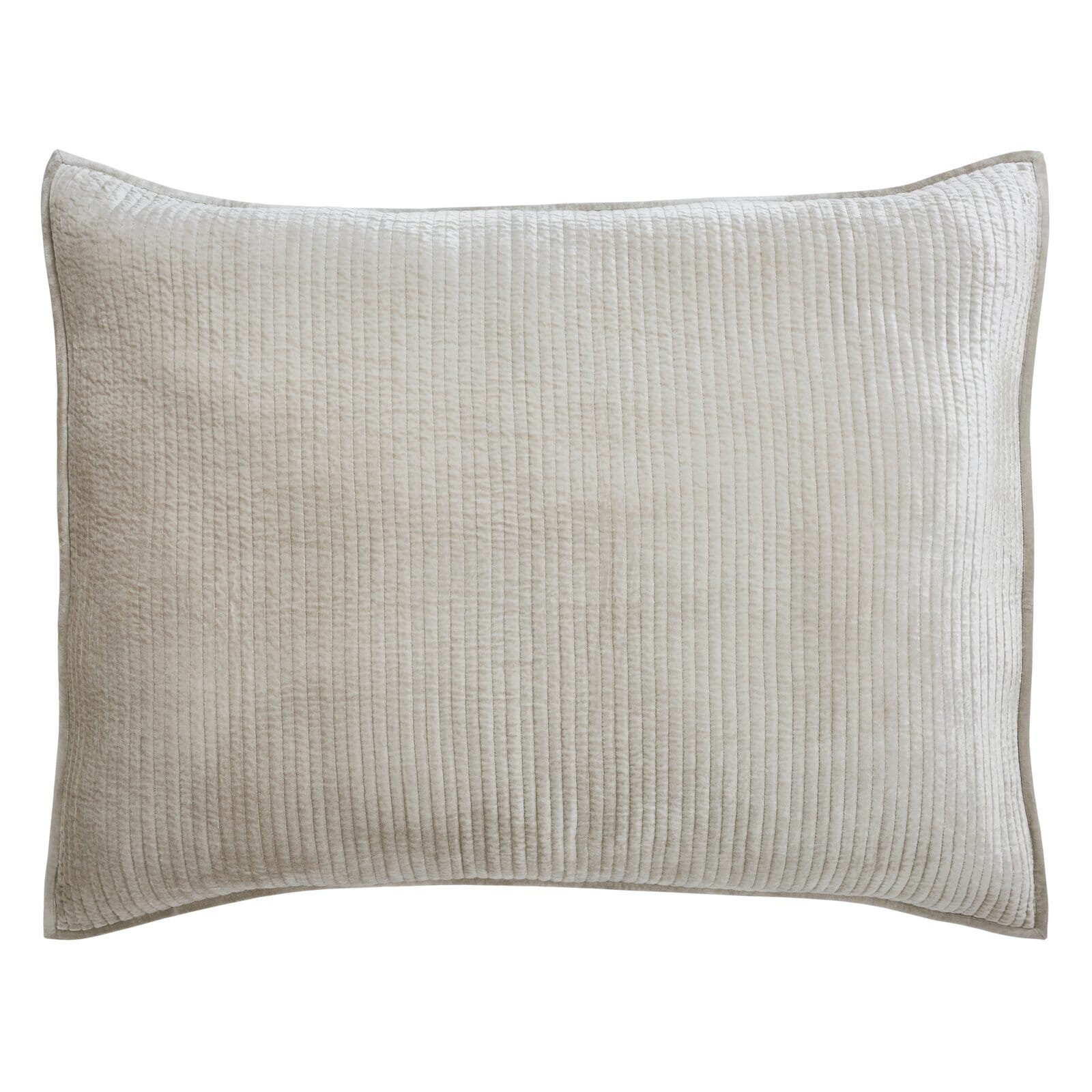 Spencer Channel Stitch Velvet Coverlet Sham - Clearance