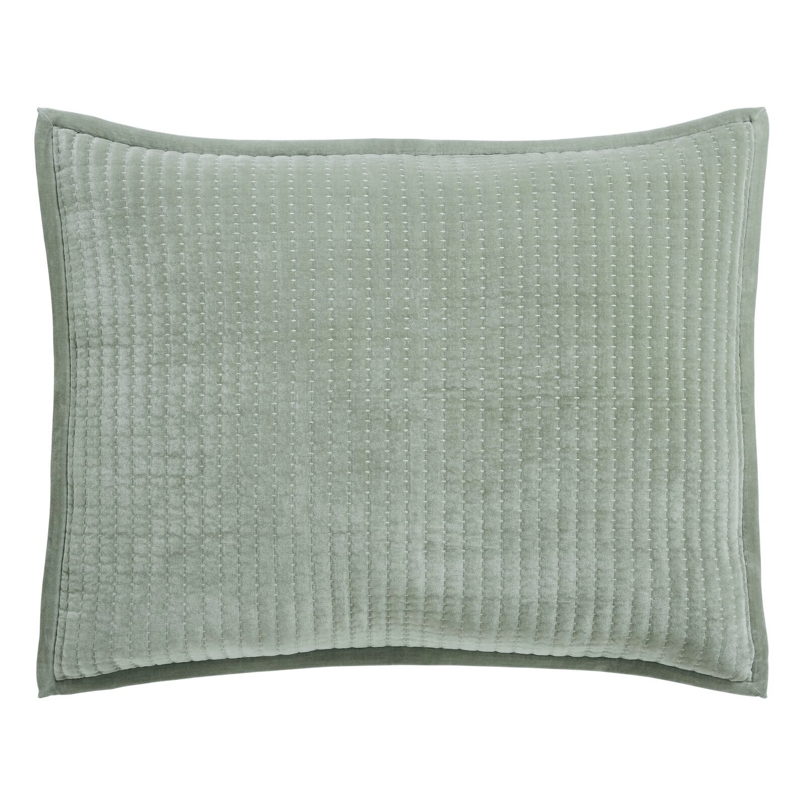 Milton Channel Stitched Velvet Coverlet Sham - Clearance
