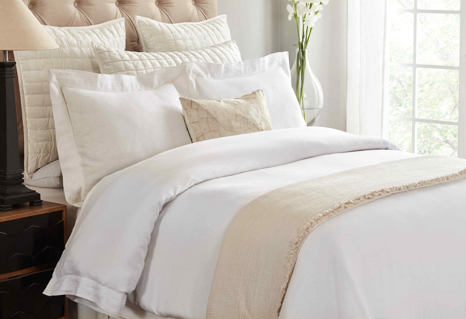 Parker European Linen Duvet Cover