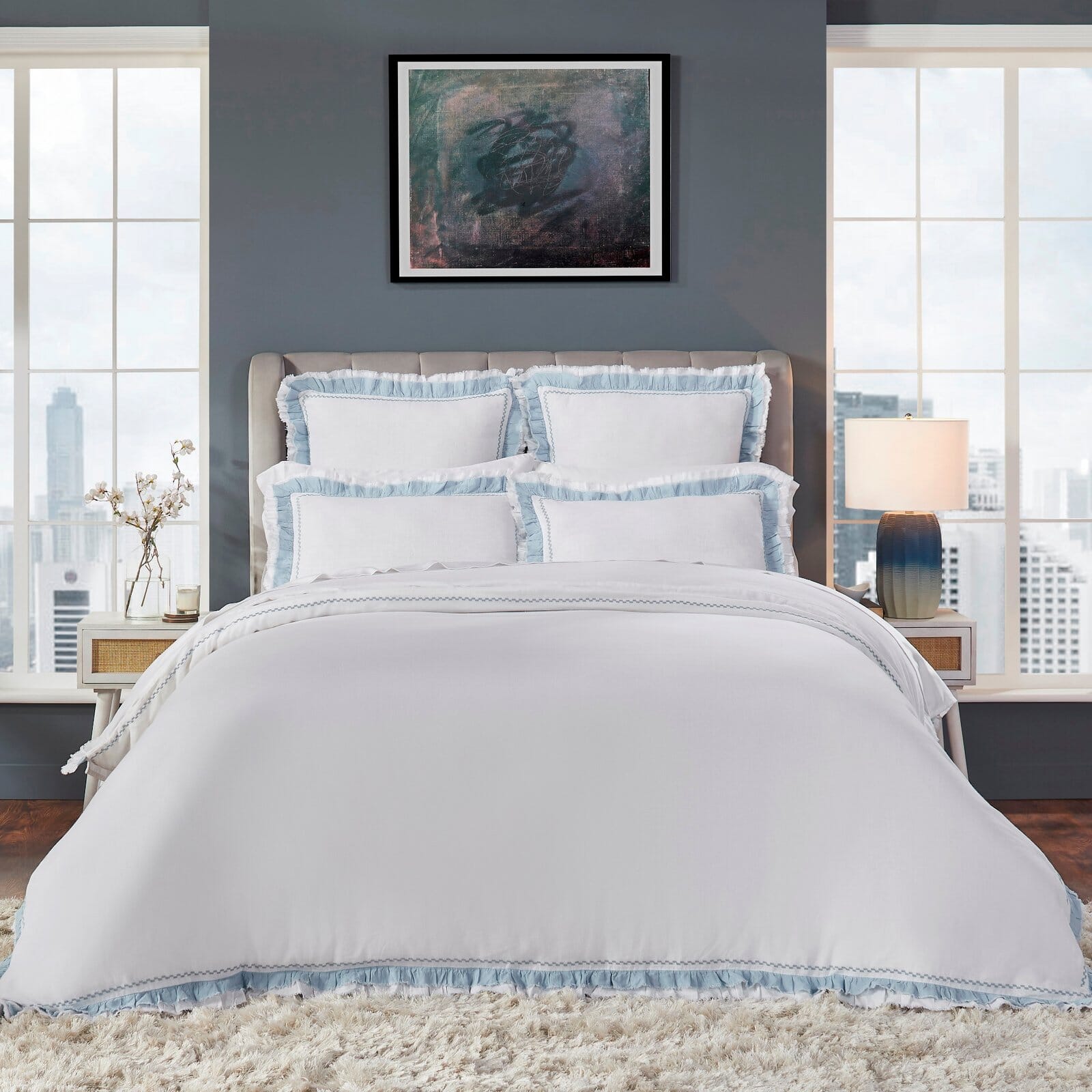 Solana European Ruffle Duvet Cover