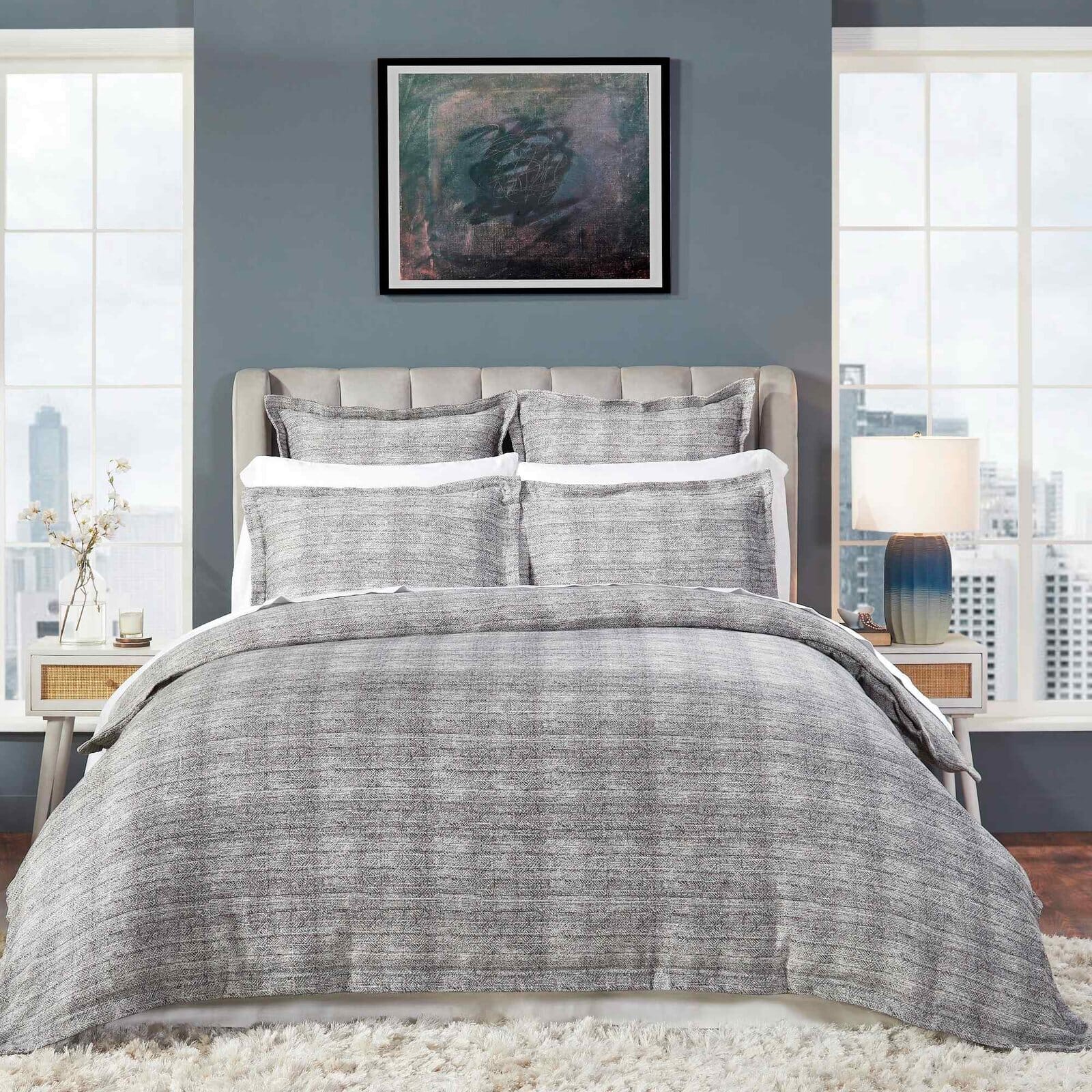 Bronte Cotton Jacquard Duvet Cover