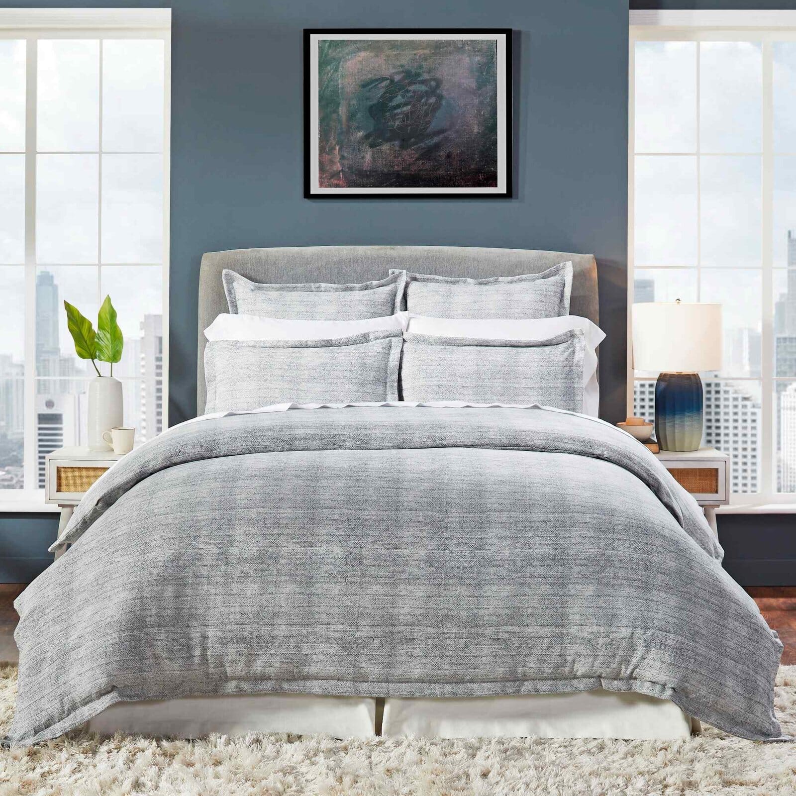 Bronte Cotton Jacquard Duvet Cover