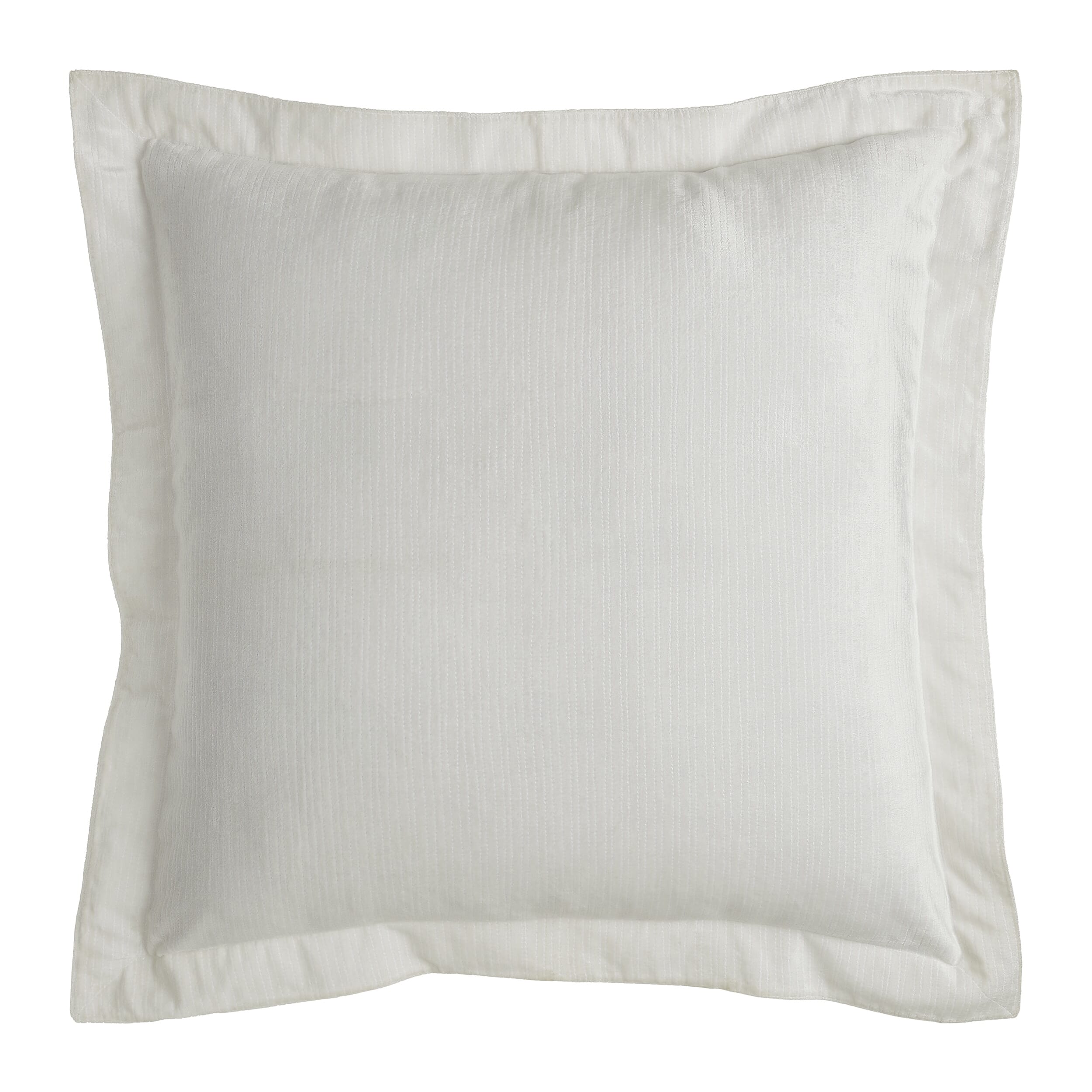 Milano Channel Stitch Velvet Duvet Sham