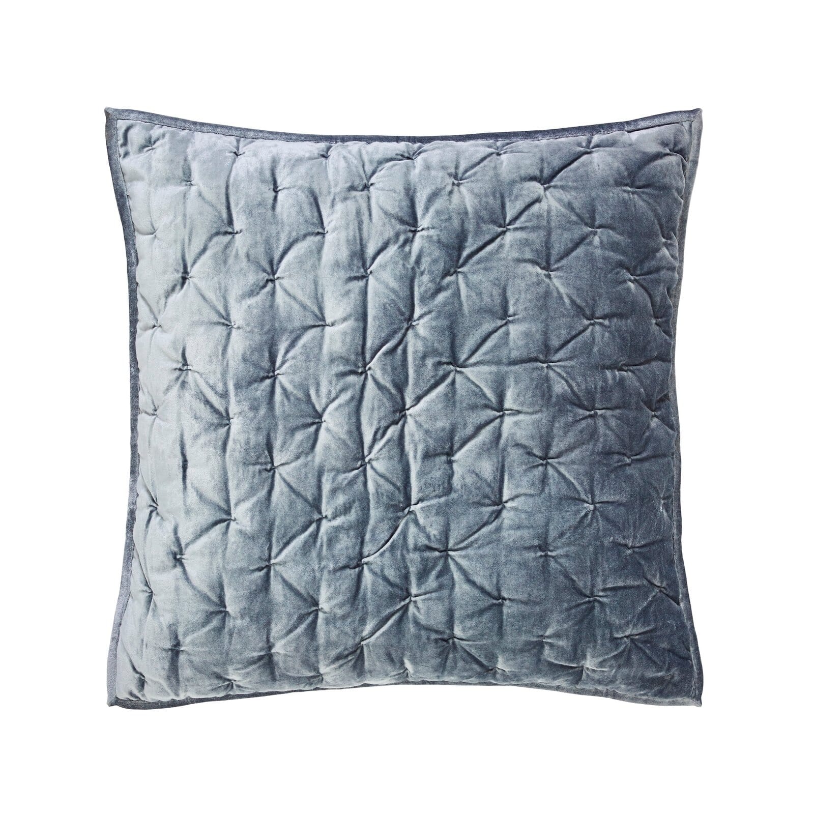 Luna Hand Pinched Velvet Quilt Sham - Clearance