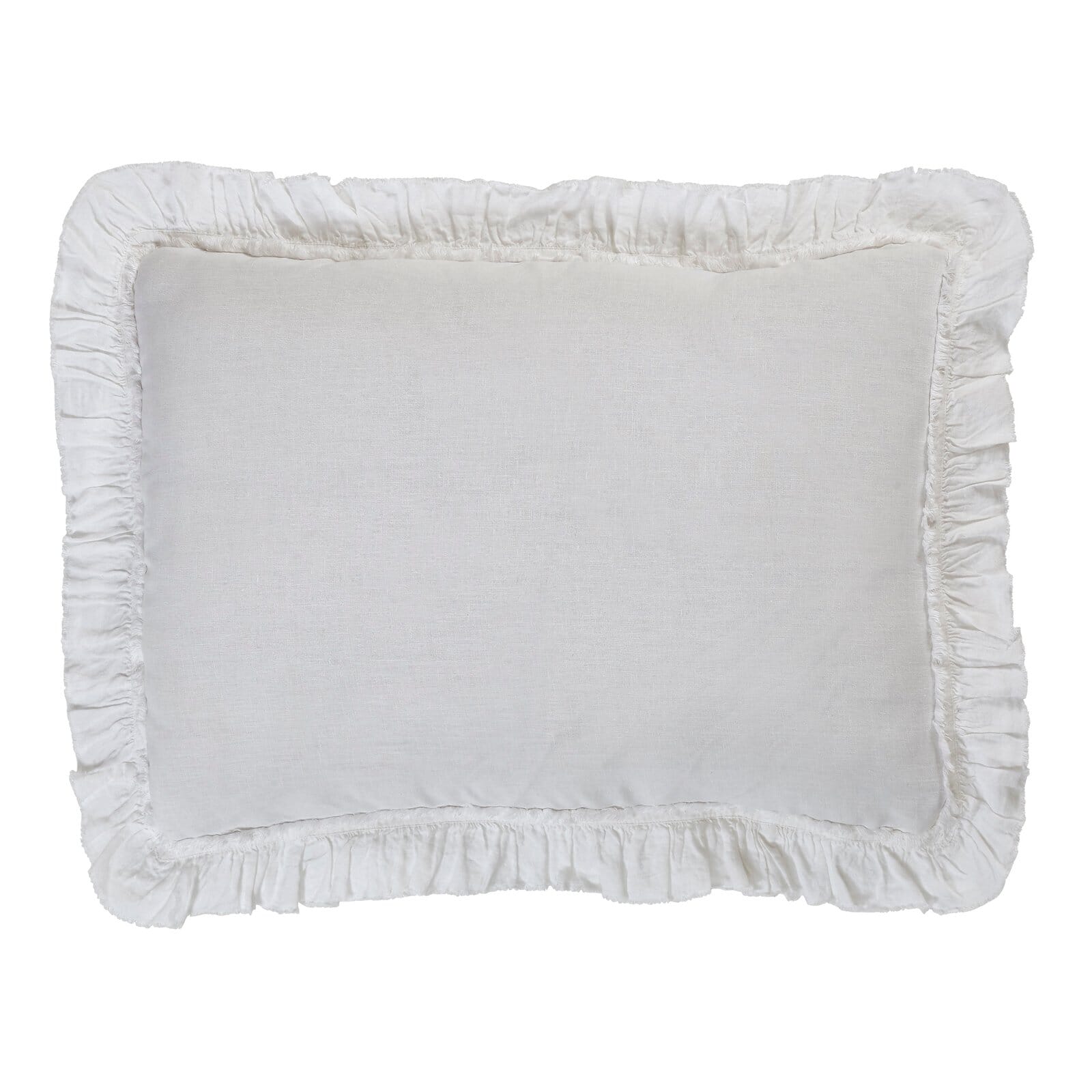 Ruffle European Linen Duvet Cover Sham