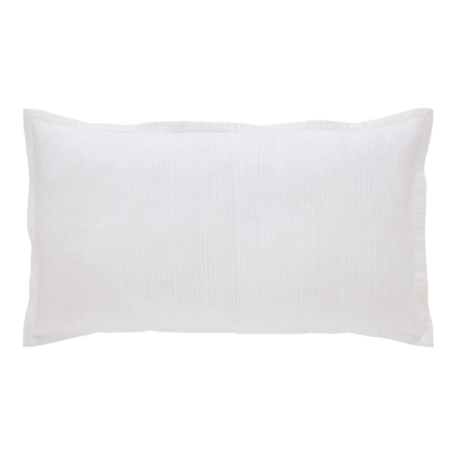 Laela Channel Stitch Cotton Coverlet Sham