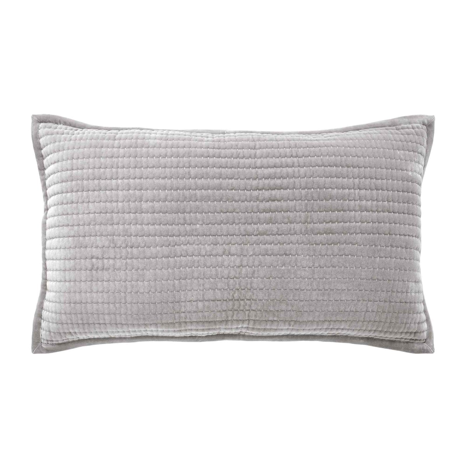 Milton Channel Stitched Velvet Coverlet Sham