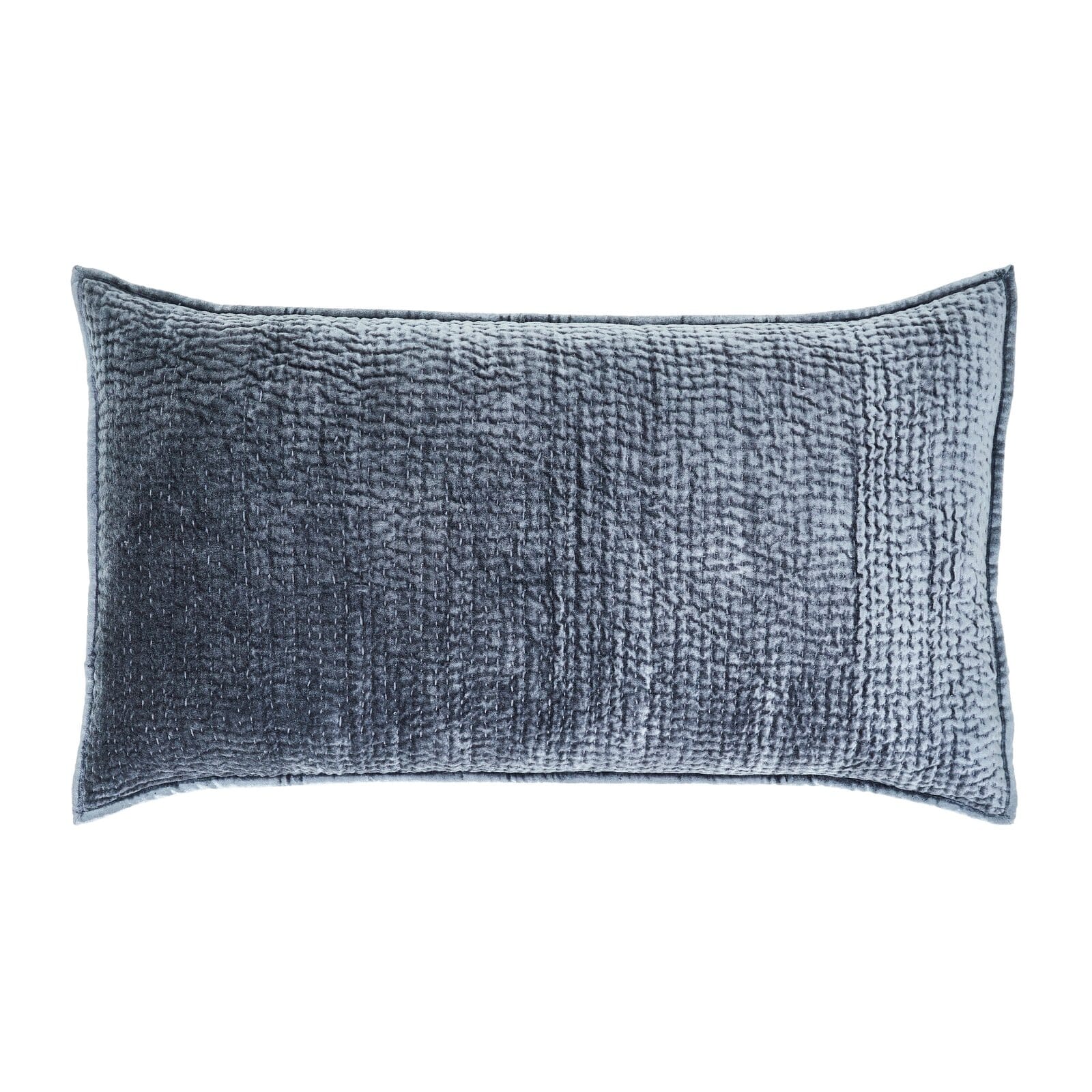 Laguna Pick Stitch Velvet Coverlet Sham