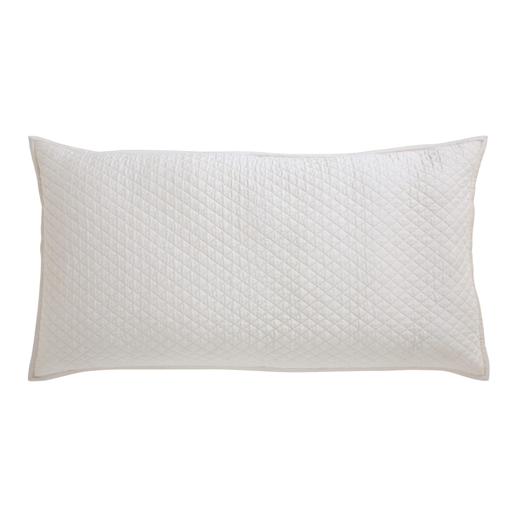 Merida Lyocell Diamond Quilted Coverlet Sham