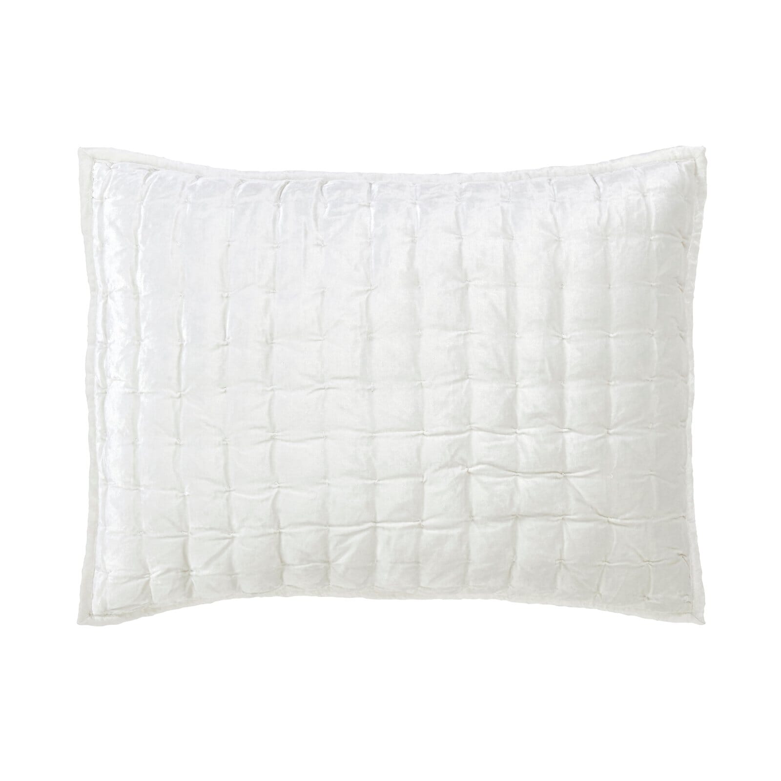 Luna Hand Pinched Velvet Quilt Sham