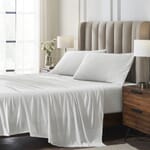 Halston Melange Jersey Sheet Set Halston Melange Jersey Sheet Set