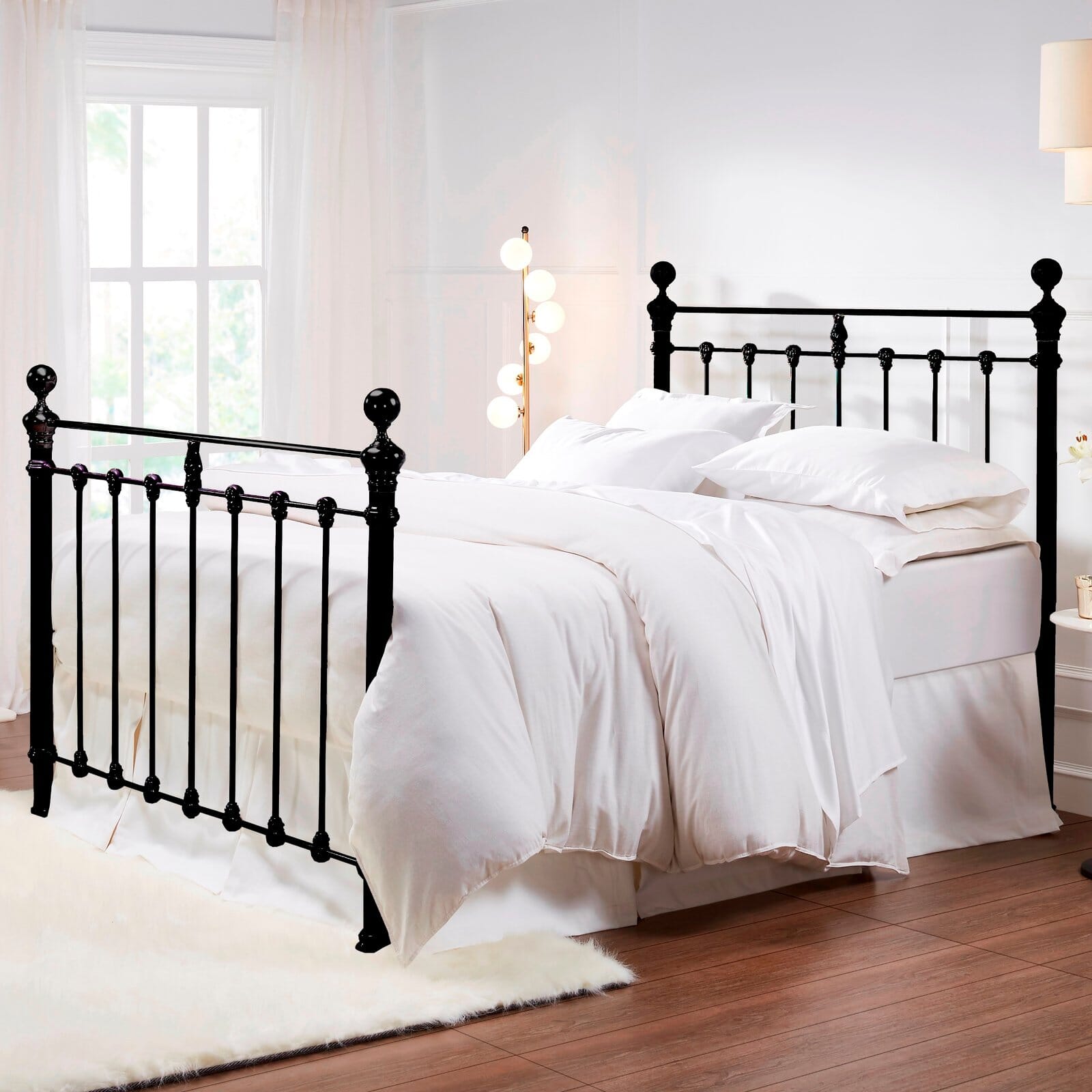 Castile Metal Bed Solo Satin Black