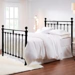 Castile Metal Bed Solo Satin Black Castile Metal Bed Solo Satin Black