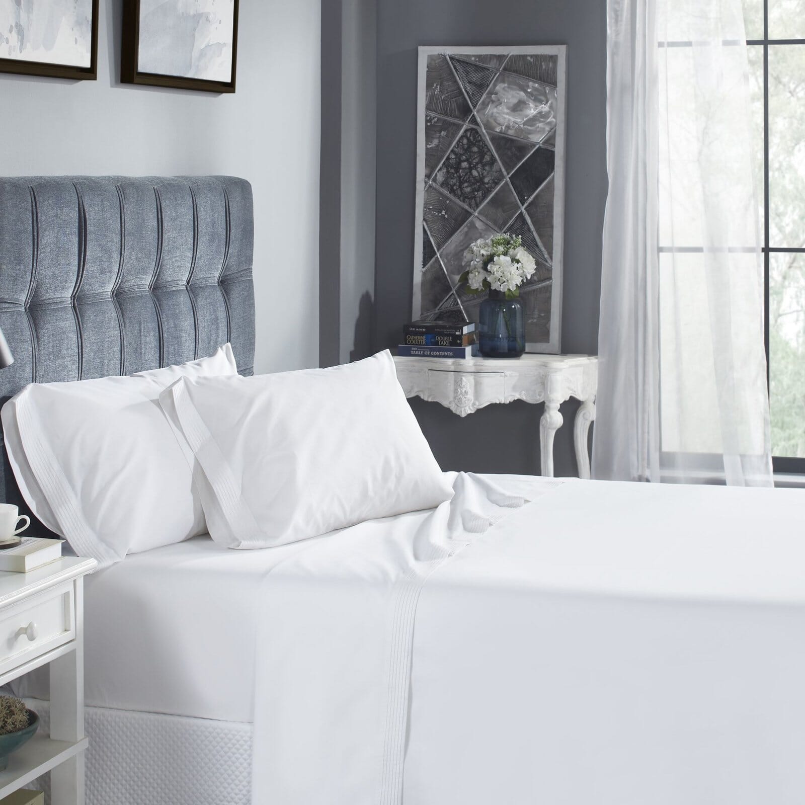 Venice Egyptian Cotton Percale 400TC Sheet Set