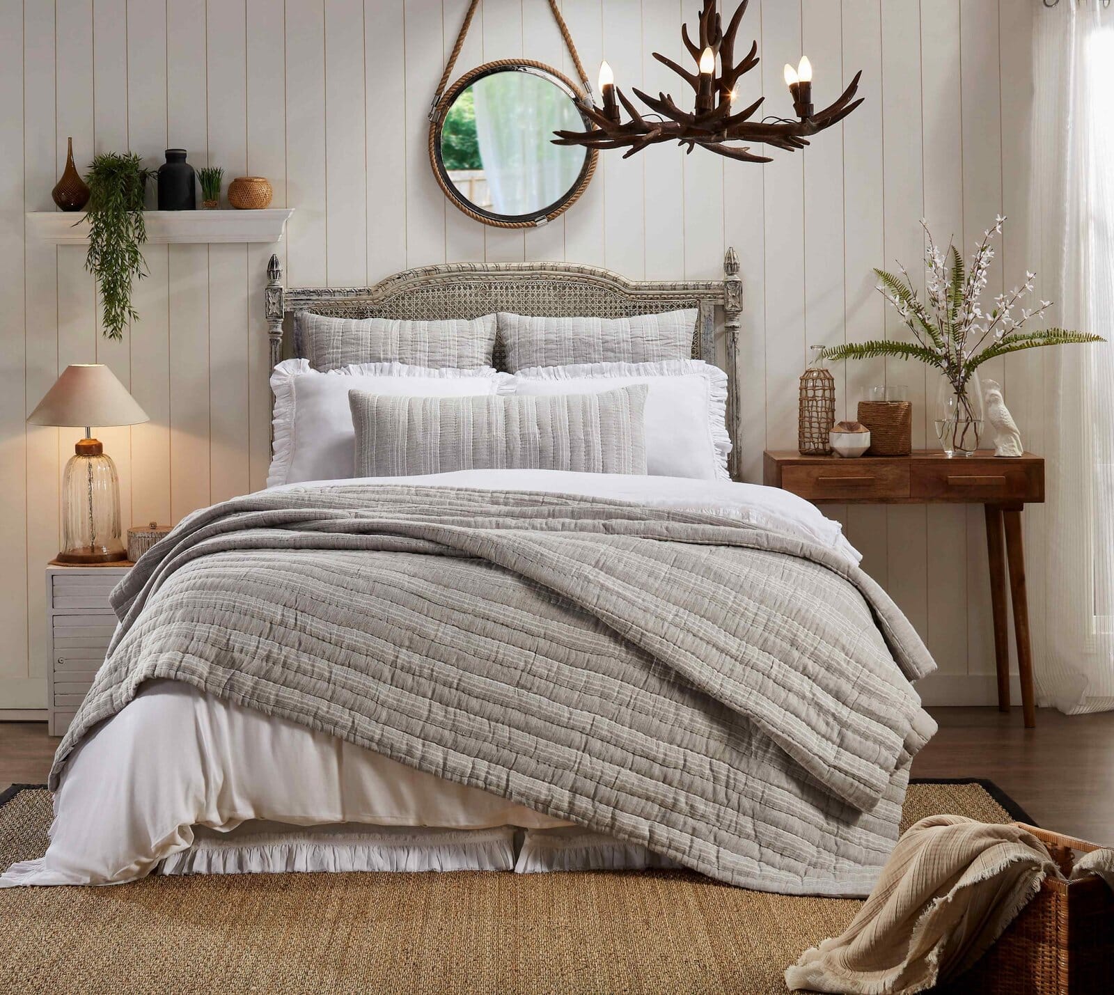 Bonnie Cotton Linen Quilt