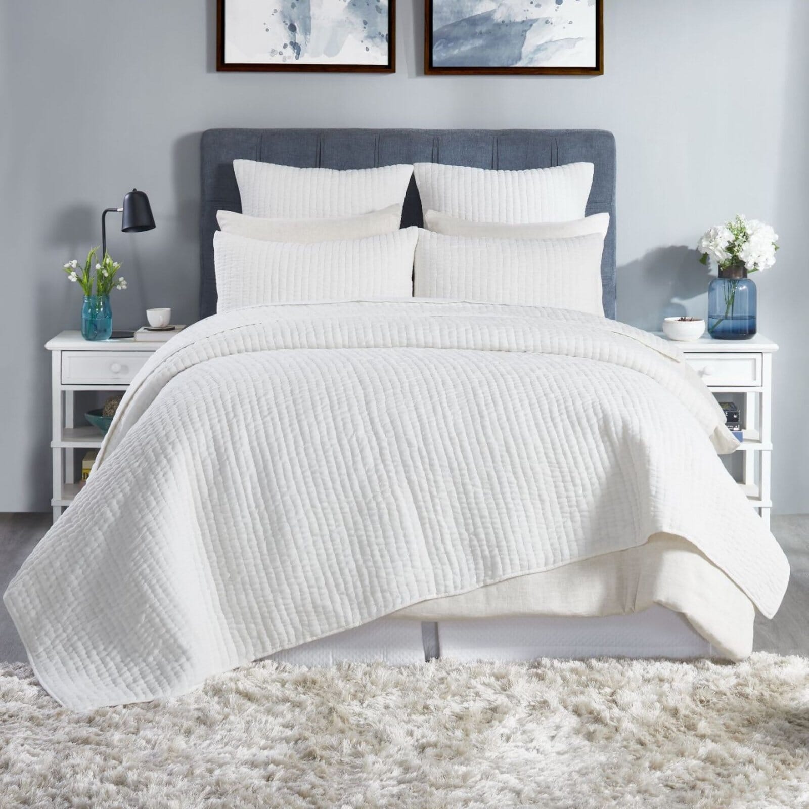 Bella Stone Washed Cotton Quilt