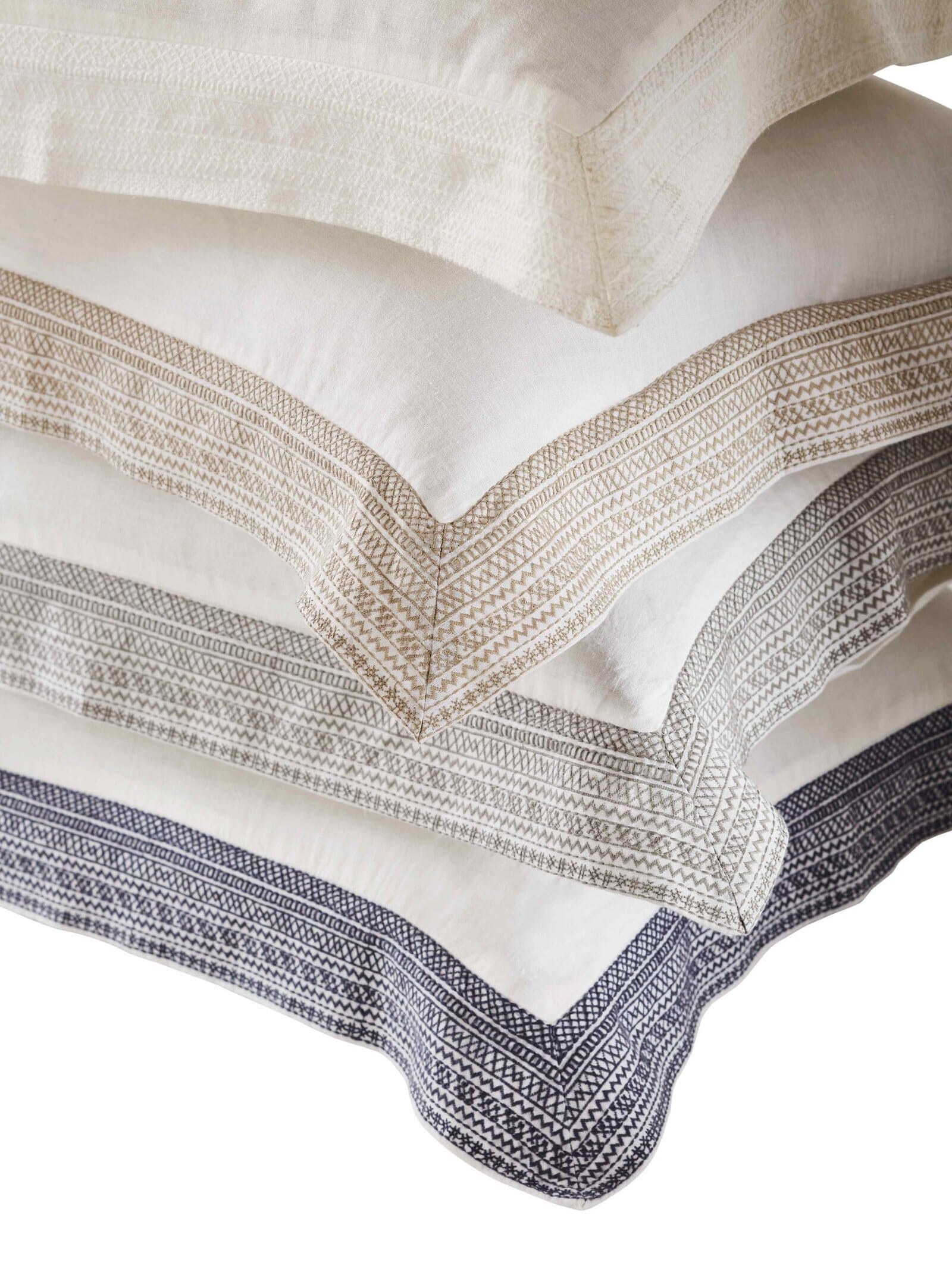 Parker European Linen Duvet Cover Sham