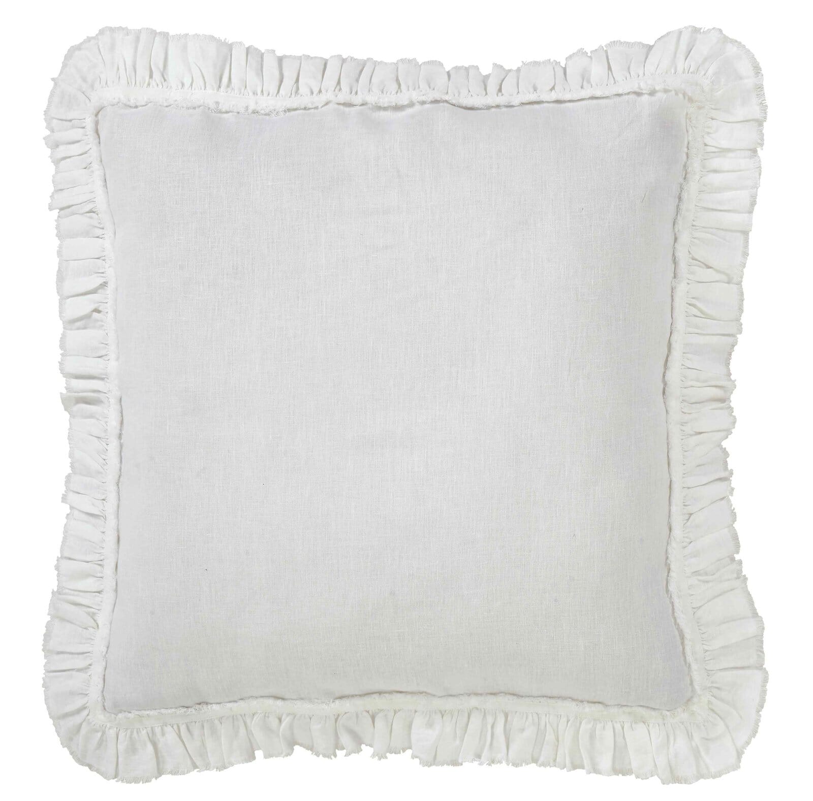 Ruffle European Linen Duvet Cover Sham