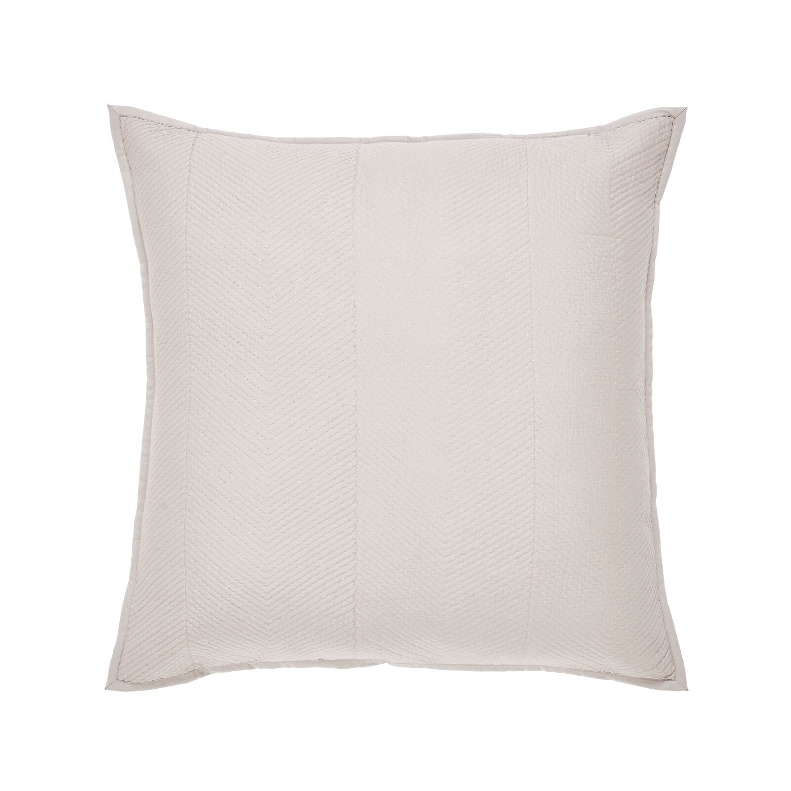 Athena Chevron Quilted Sateen Coverlet Sham