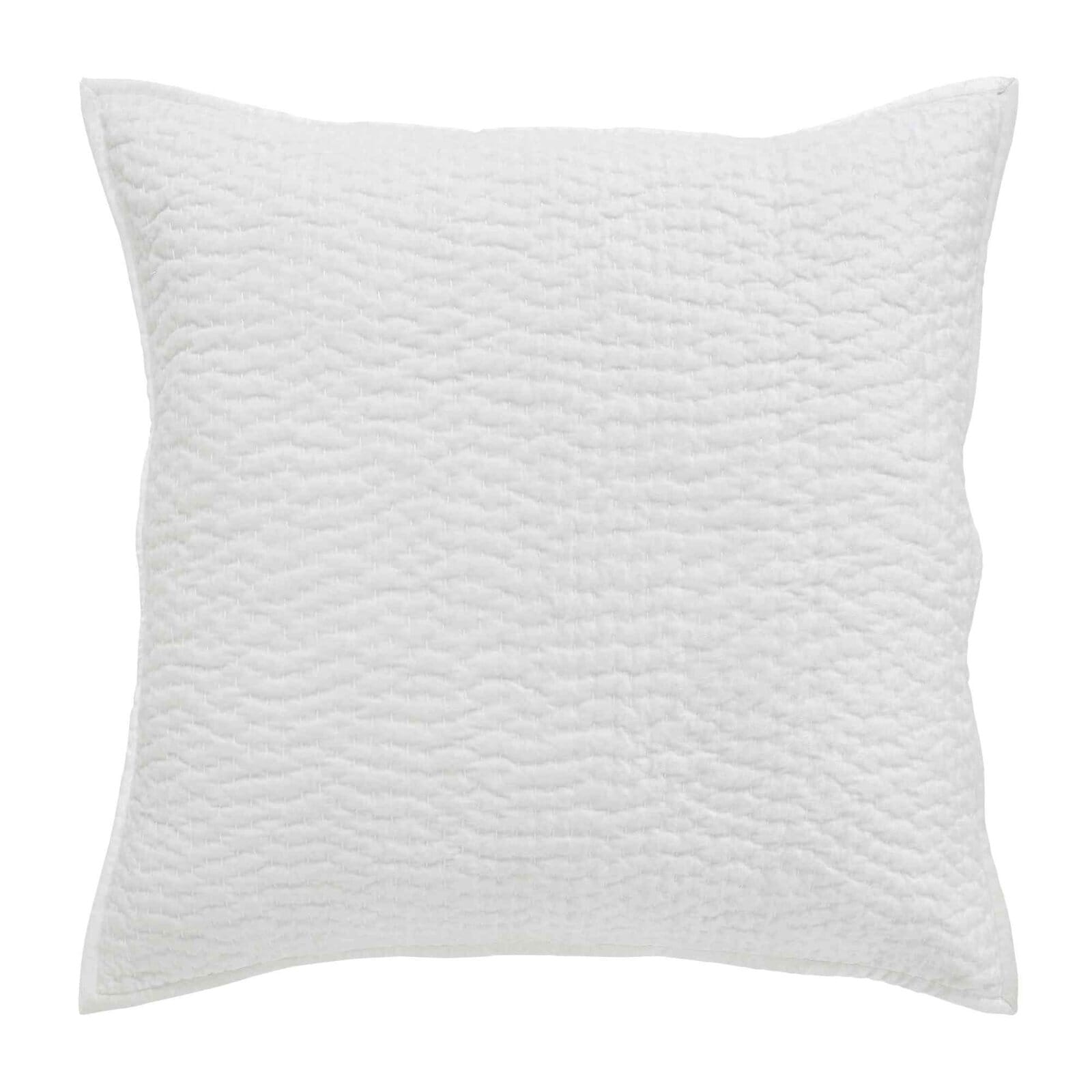 Laguna Pick Stitch Velvet Coverlet Sham