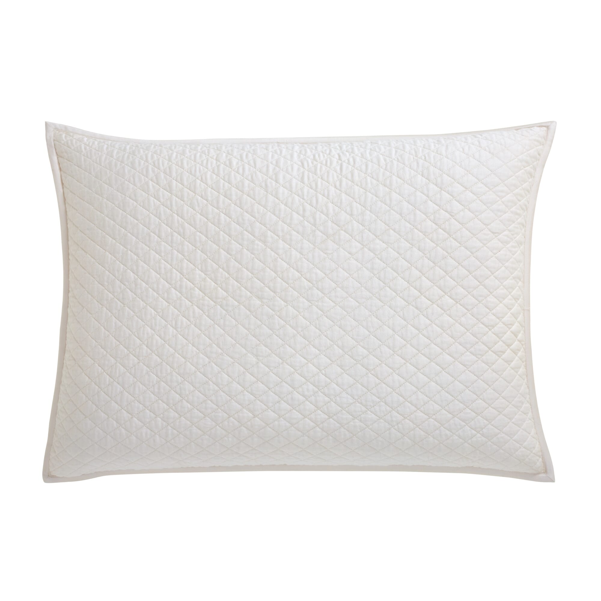 Merida Lyocell Diamond Quilted Coverlet Sham