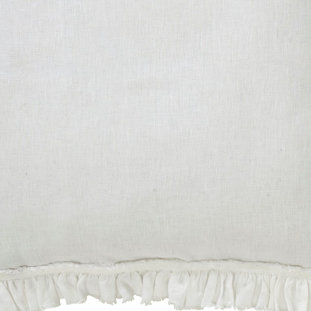 Ruffle European Linen Duvet Cover Swatch