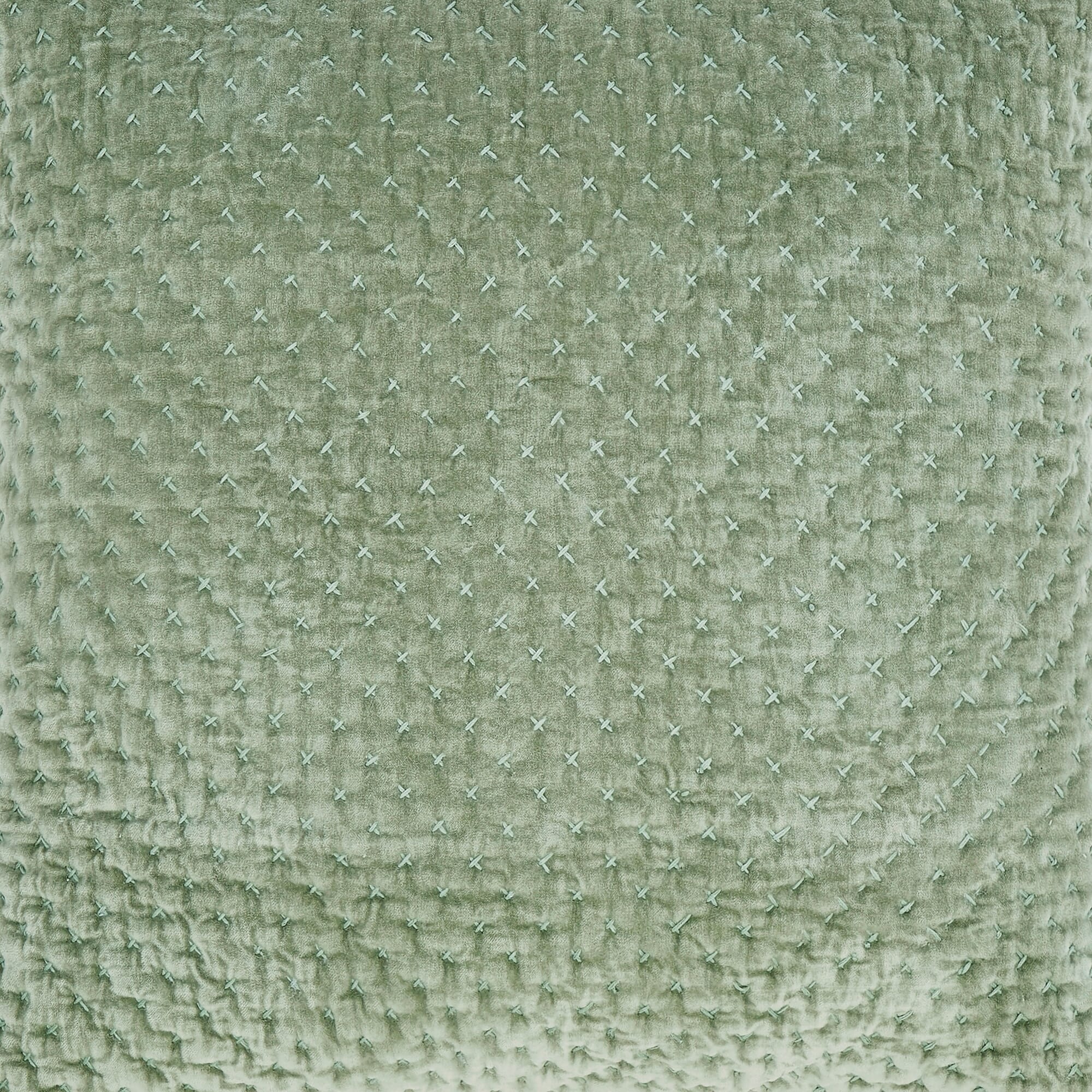 Maui Cross Stitch Velvet Quilt Swatch