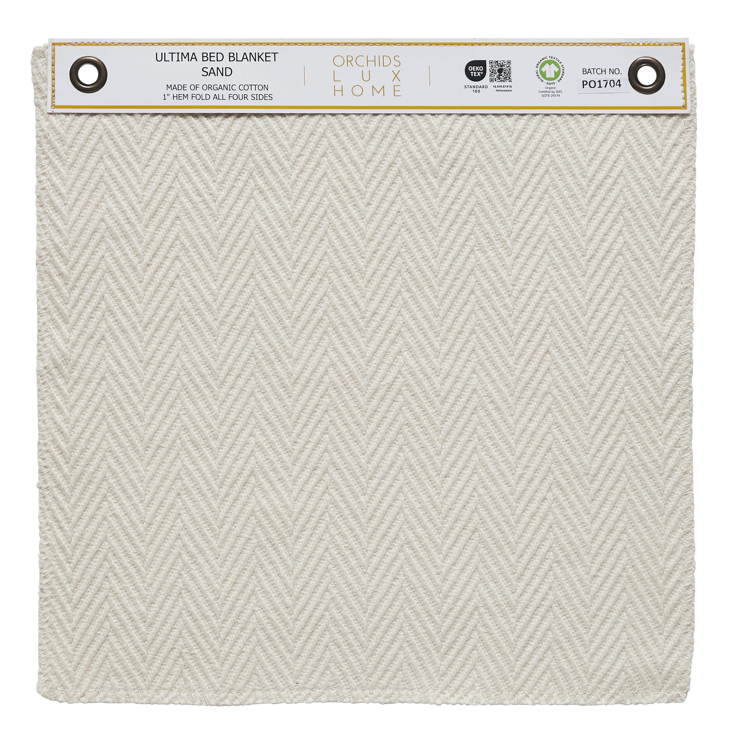 Ultima Organic Cotton Blanket Swatch